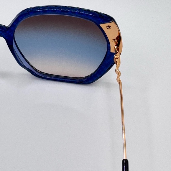 MISSONI - Rose Gold and blue frame sunglasses - NWT - 56-18-145 - giftable - Picture 5 of 12
